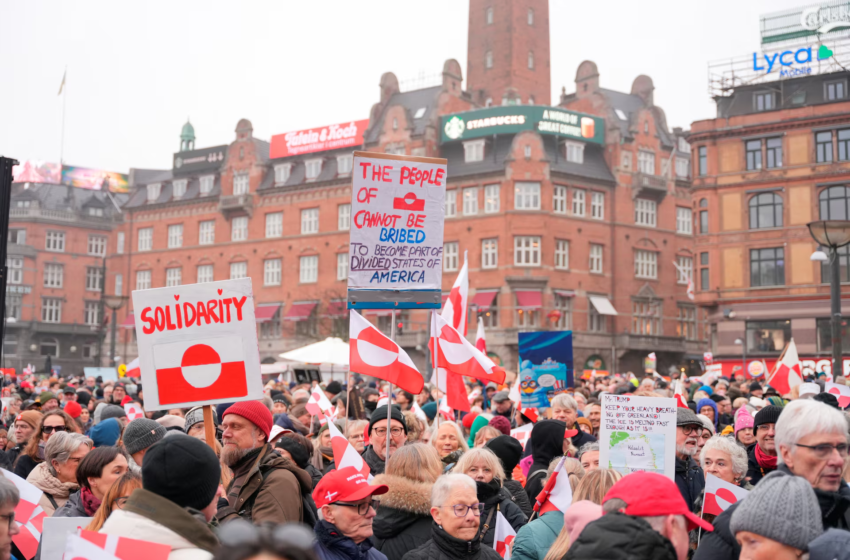  Thousands Protest in Denmark Against Trump’s Threats to Acquire Greenland