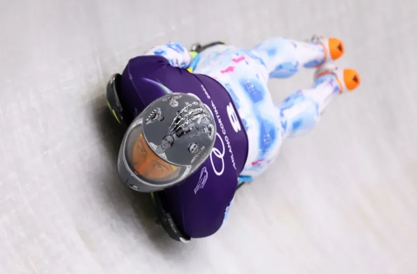  Ukrainian skeleton slider lamaents IOC has banned helmet despite its symbolism