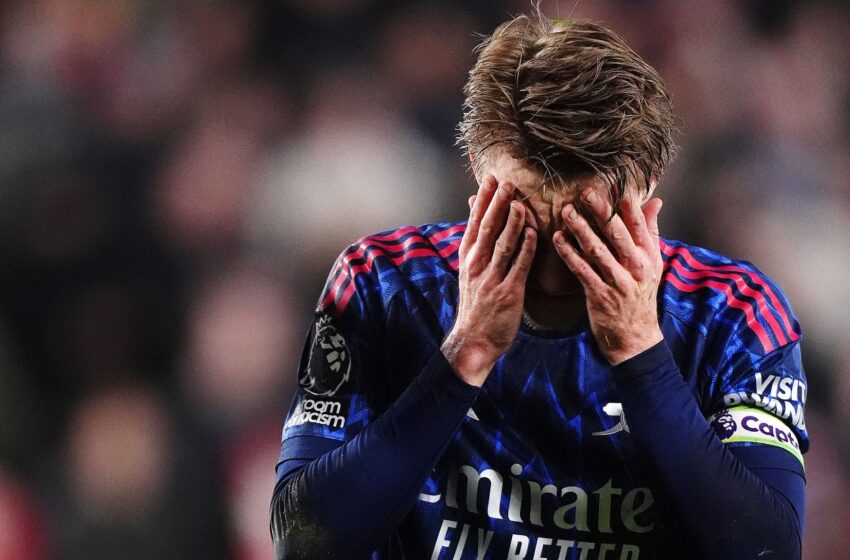  Arsenal’s Premier League title hopes hit a bumper after draw at Brentford