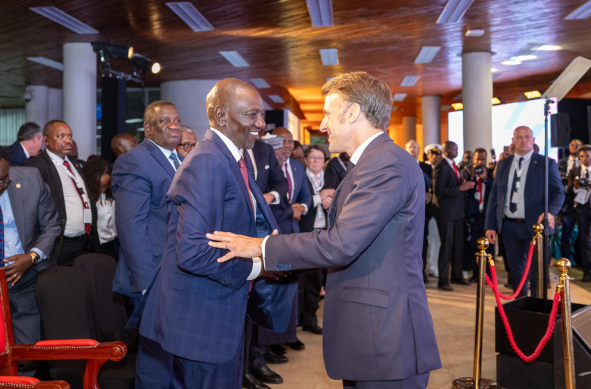  Macron, Ruto announce new arts and sports partnerships